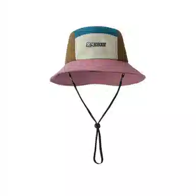 梦特娇 时尚撞色拼接户外登山徒步休闲百搭盆帽 棉 渔夫帽  男女同款情侣款