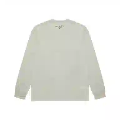 Aape FW24 Grey Crewneck Long Sleeve Tee