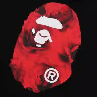 A BATHING APE FW24 Floral Camo Ape Head Hoodie