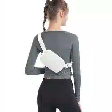 真维斯 简约百搭高颜值休闲纯色多功能通勤户外运动骑行跑步便携 织物 腰包胸包背包手机包 常规 男女通用 多色