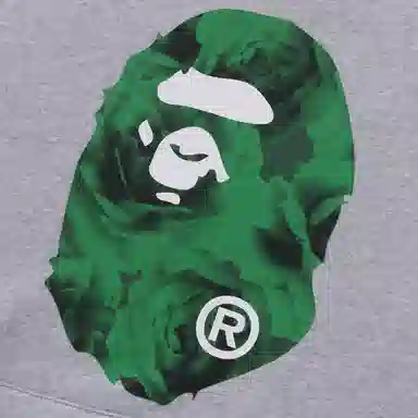 A BATHING APE FW24 Floral Camo Ape Head Hoodie