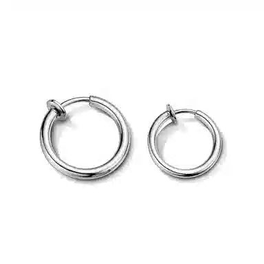 MYSH Minimalist 925 Silver Earrings Men