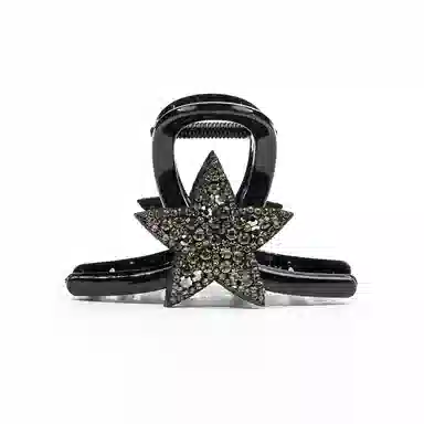 卡铂雅 黑色宝石复古休闲 潮流设计极简高级感港风气质 发夹 女款