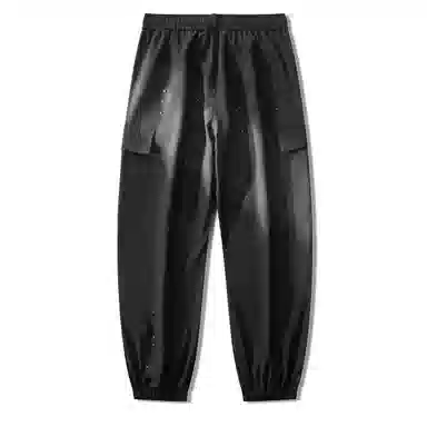 敦煌博物馆 美式复古纯色简约多口袋宽松束脚户外机能伞兵休闲工装裤 男女同款