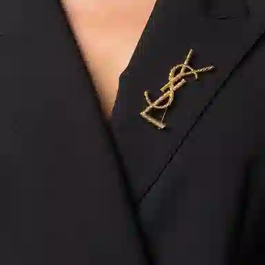 Saint Laurent Brooch