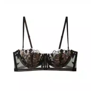 内在密码 法式内衣女薄款大胸显小胸收副乳防下垂聚拢兔耳朵半杯文胸 女款