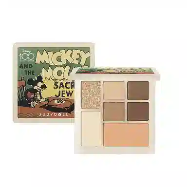 橘朵 七巧板玩趣眼影盘大地色腮红高光修容综合盘 自然眼部修饰