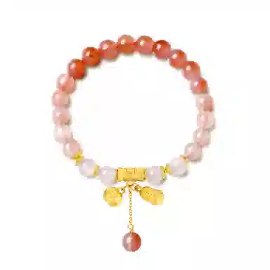 佐卡伊 好事花生手串 平安编织小众新中式 玉髓 手串 女款