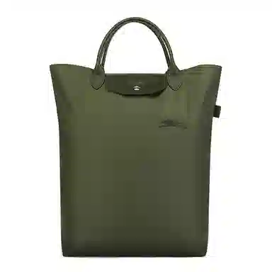 Longchamp Le Pliage Tote Forest Green