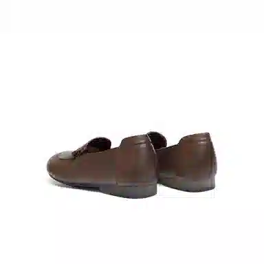 红蜻蜓 牛皮革 时尚百搭 休闲单鞋 女款 棕色