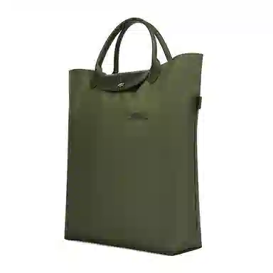 Longchamp Le Pliage Tote Forest Green
