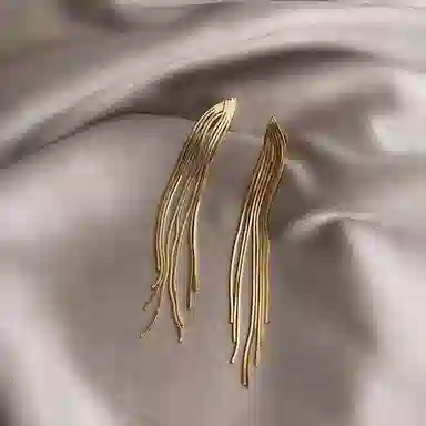 彤彤兔 轻奢高级优雅大气 合金 耳线 女款