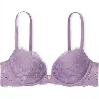 Victoria's Secret Dream Angels Lace Push-Up Bra Frozen Plum