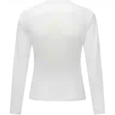 DESCENTE Logo Crew Neck Long Sleeve Tee Women