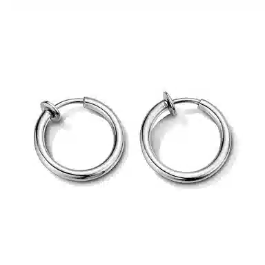 MYSH Minimalist 925 Silver Earrings Men