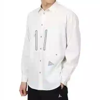 and wander Logo Print Shirt White