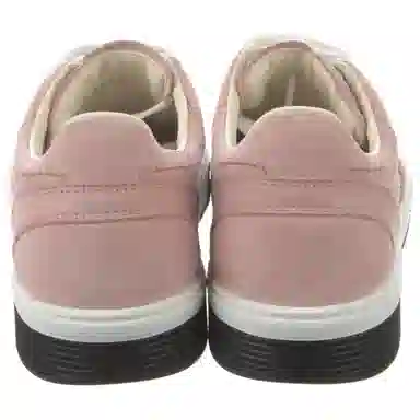 CHANEL Suede Low Top Sneakers Pink