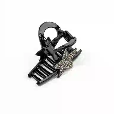 卡铂雅 黑色宝石复古休闲 潮流设计极简高级感港风气质 发夹 女款