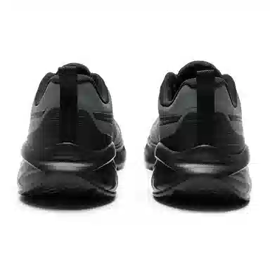 特步 舒适百搭耐磨防水 低帮 休闲跑步鞋 男款 灰黑色