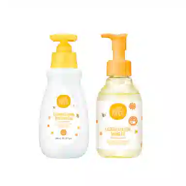 纽乐葆 金盏花婴儿润肤乳新生儿宝宝身体乳按摩保湿乳 温和