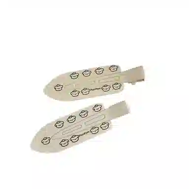 丹琴 【首金幸运发夹】甜美卡通小狗八字无痕边夹刘海碎发卡侧边夹发卡 抓夹 女款