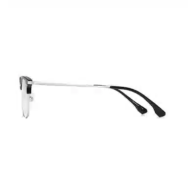 莫拉克 半框男款自动感光变色 合金 眉毛框/眉线框 防蓝光眼镜 男女同款情侣款