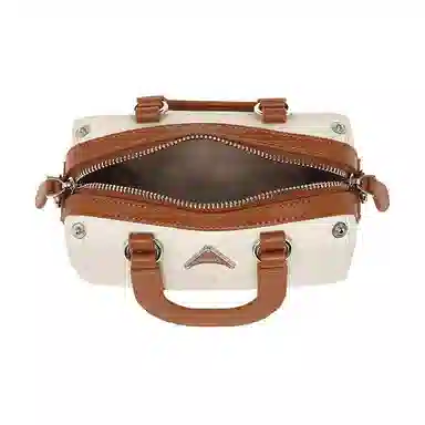 百思图 时尚潮流经典百搭日常出街外出旅行上班通勤简约大气手提单肩两用可调节肩带 牛坡 斜挎包 小号 女款 多色