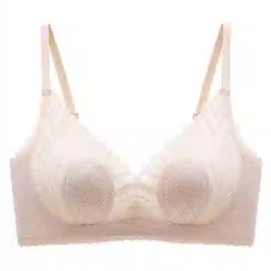 浪莎 兔兔杯纯色收副无痕文胸 女款 豆蔻绿