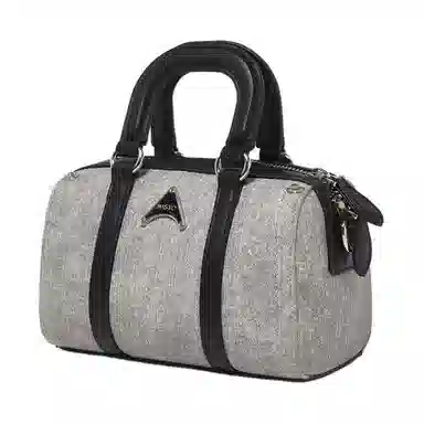 百思图 时尚潮流经典百搭日常出街外出旅行上班通勤简约大气手提单肩两用可调节肩带 牛坡 斜挎包 小号 女款 多色