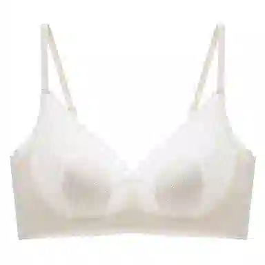 浪莎 兔兔杯纯色收副无痕文胸 女款 豆蔻绿