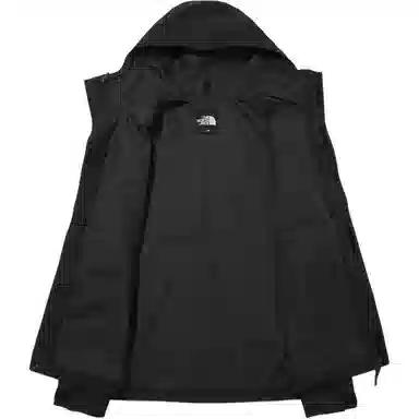 The North Face Logo Zip Hoodie Jacket Black