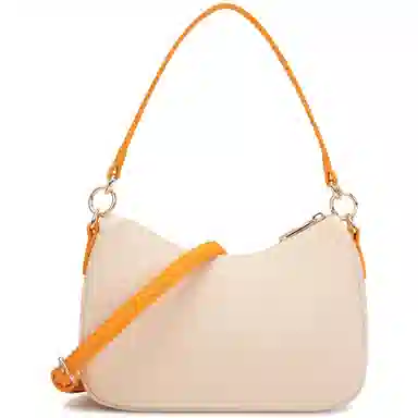 Tommy Hilfiger Dumpling Crossbody Medium Off-White Orange
