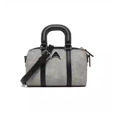 百思图 时尚潮流经典百搭日常出街外出旅行上班通勤简约大气手提单肩两用可调节肩带 牛坡 斜挎包 小号 女款 多色