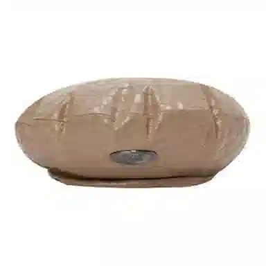 New Era Logo Brown Beret