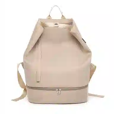 醇龙 运动健身游泳干湿分离带鞋仓大容量沙滩防水收纳袋大学生外出 双肩包 尼龙布 女款 多色