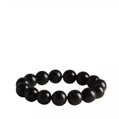 吉千年 印尼沉水级精品乌木紫光檀香 木作 手串 男女同款情侣款 黑檀