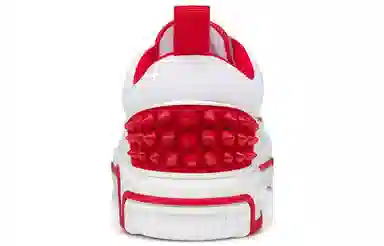 CL Platinum Low Top Sneakers White Red