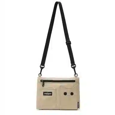 NOXXON Casual Nylon Crossbody Bag Obsidian Black Khaki