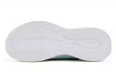 特步 轻便减震耐磨 低帮 跑步鞋 男款 白蓝