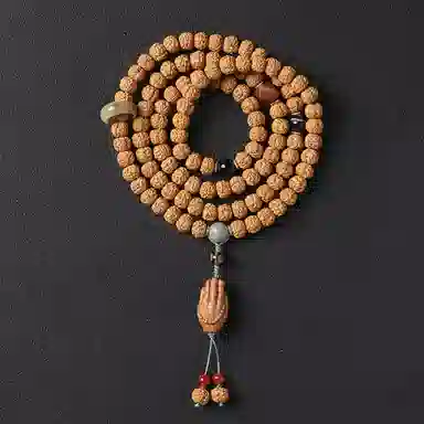 盈满堂 木雕福寿 金刚菩提 菩提类手串 男女同款情侣款