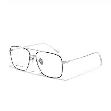 【联系客服可选配镜套餐】 佐川 高端纯钛银丝近视眼镜 时尚复古双梁眼镜 超轻轻奢 可配防蓝光变色 飞行员式 光学镜架 男女同款情侣款