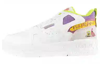 361° Casual Low-Top Sneakers White Purple