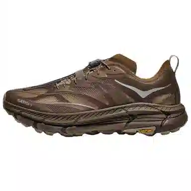 Satisfy x HOKA ONE ONE Mafate Speed 4 Brown