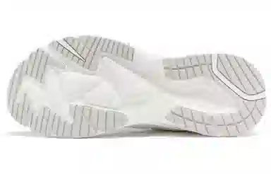 特步 柔软舒适 减震防滑耐磨 低帮 跑步鞋 白灰