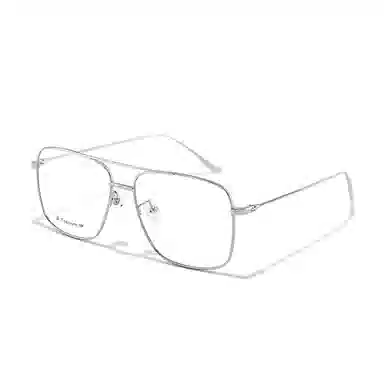 【联系客服可选配镜套餐】 佐川 高端纯钛银丝近视眼镜 时尚复古双梁眼镜 超轻轻奢 可配防蓝光变色 飞行员式 光学镜架 男女同款情侣款