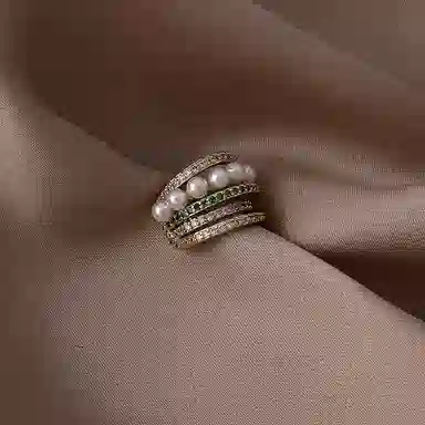 韵系 满钻微镶 夏季高级感 铜 耳夹 女款