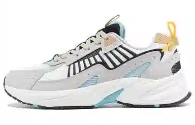 特步 柔软舒适 防滑耐磨透气 低帮 跑步鞋 男款 灰黑蓝