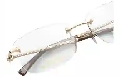 Chopard Essence Square Titanium Gold Optical Frame