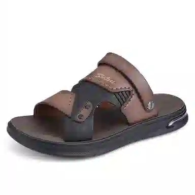 潮泽 超纤皮 舒适外穿 沙滩凉鞋 男女同款