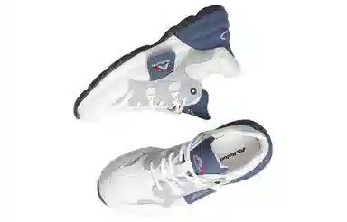 哥仑步 舒适简约百搭 减震防滑防水 低帮 生活休闲鞋 男款 白蓝